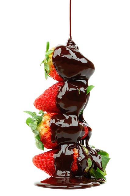 Satisfy your sweet tooth with chocolate-covered strawberries