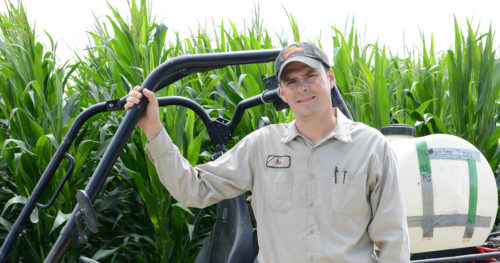 Farmer back in the field after accident