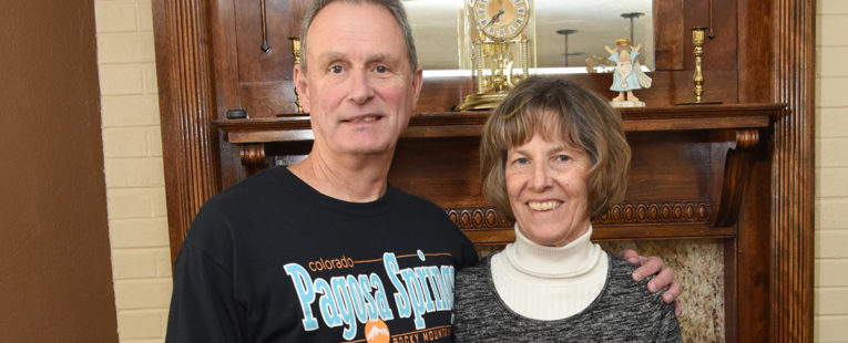 heart disease patient Reed Schreck and his wife