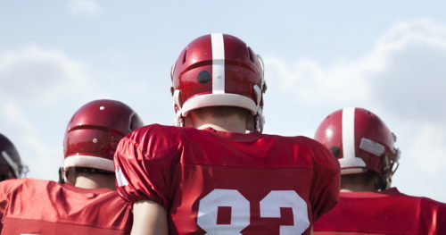 Football players need school and sports physicals before the season starts.