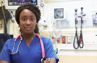 young woman ER nurse