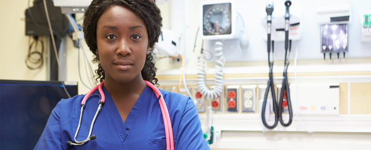 young woman ER nurse