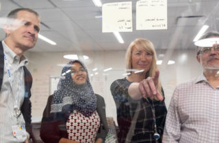 OSF Innovation data analytics team working