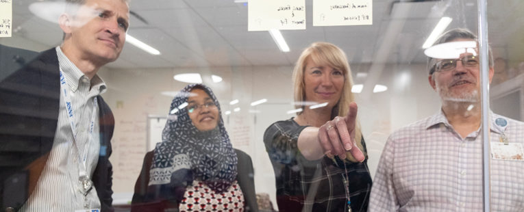 OSF Innovation data analytics team working