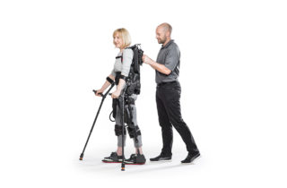 Ecksobionics exoskeleton suit being used in rehabilitation