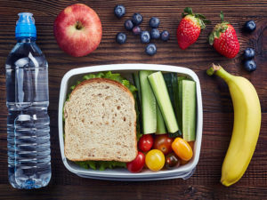 healthy kid's lunch