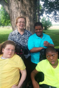 Nora Peters and family