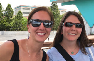 Sara Krzyzaniak, MD, and her sister Kathryn Medendorp.