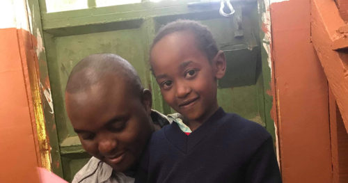 Michelle and Wismark in Kenya