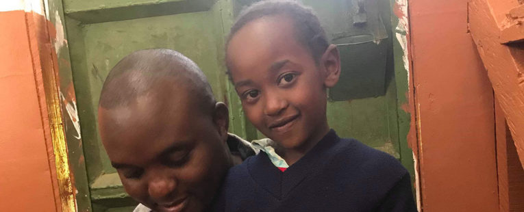 Michelle and Wismark in Kenya