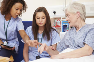 nurses and patient