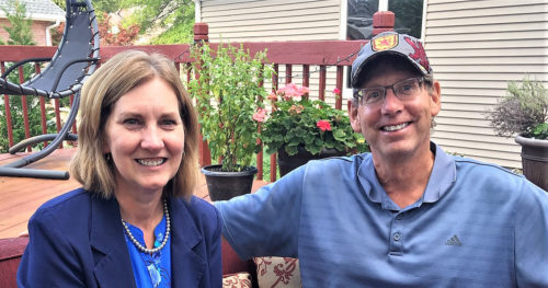 couple advocating for getting a colonoscopy