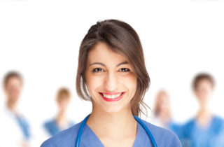 Smiling Hemodialysis nurse