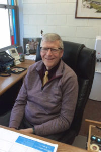 Paul Thompson at work 