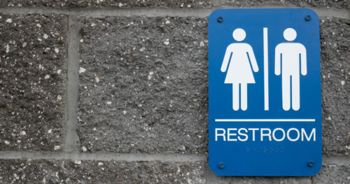 public restroom sign