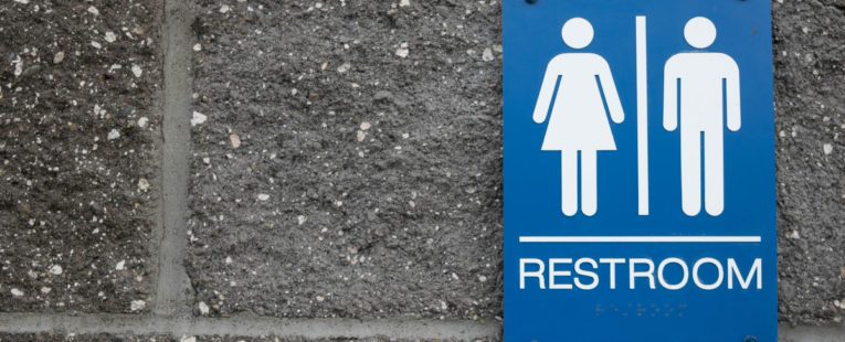 public restroom sign