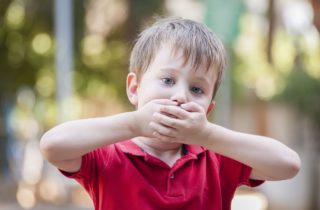 Child with hiccups