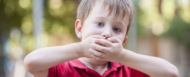 Child with hiccups