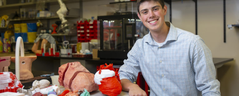 Mark Hanley, a former patient, becomes an intern with OSF Innovation.