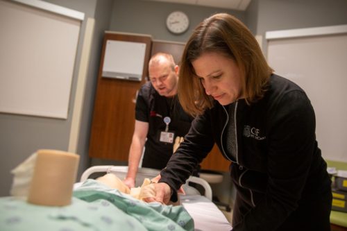 Training to identify and treat wounds