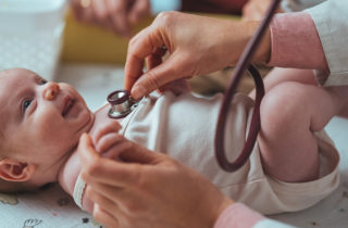 newborn baby, baby, doctor, check-up, maternity