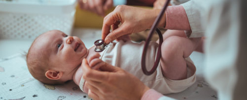 newborn baby, baby, doctor, check-up, maternity