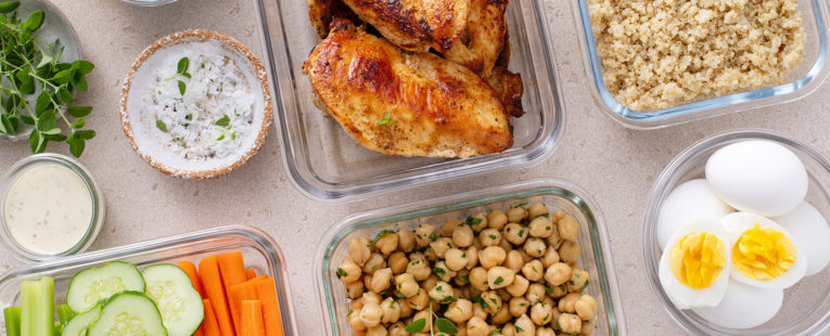 how much protein do i need, protein meal prep, protein food, chicken, eggs, chickpeas